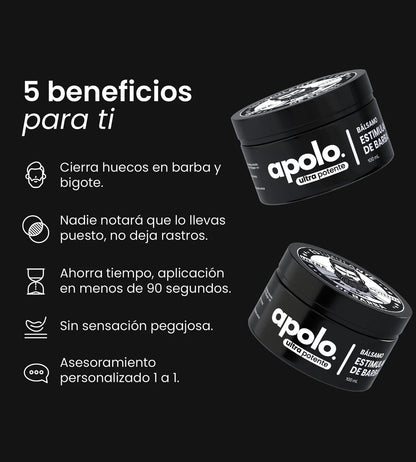 Bálsamo Estimulante de Barba Apolo — Ultra Potente
