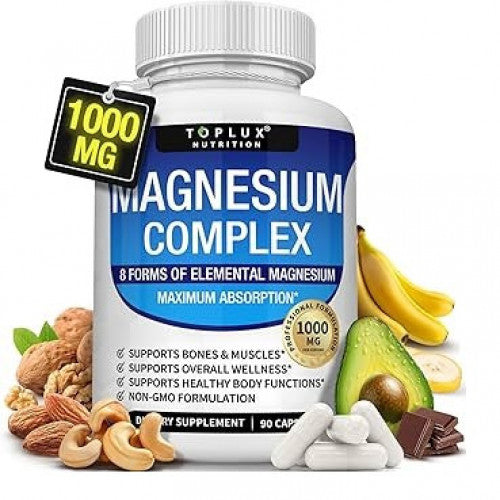 Magnesio Complex Magnesium X1 Tarro De 90 Capsulas Natural