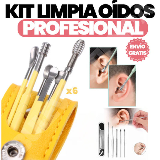 PROMO 2 KIT  PROFESIONAL LIMPIA OIDOS X6