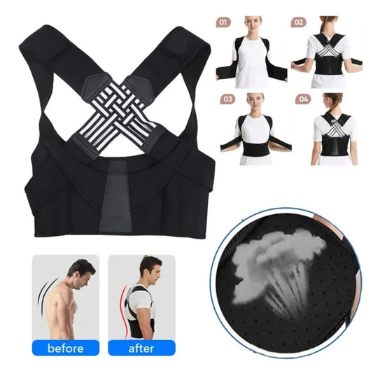 Chaleco Corrector De Postura Ortopédico Lumbar Unisex
