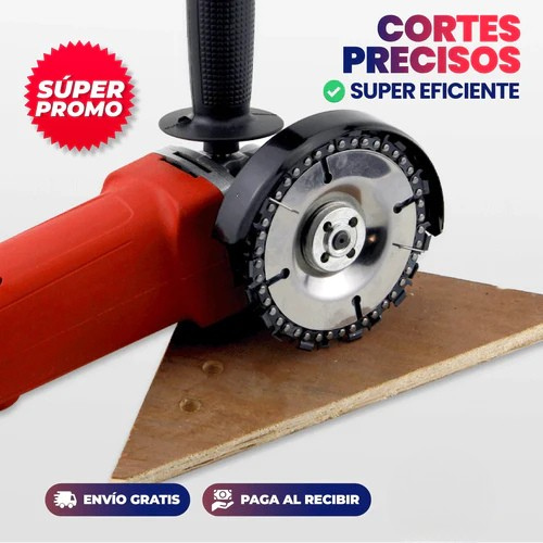 DISCO CON CADENA PARA CORTE DE MADERA