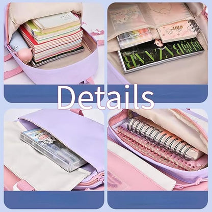 Mochila Kawaii con accesorios