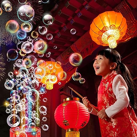 MAQUINA DE BURBUJAS Y FUEGOS ARTIFICIALES