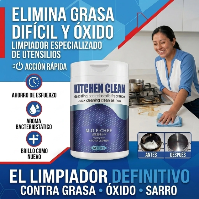 PowerClean® Limpiador en Polvo Quita manchas y Multiusos