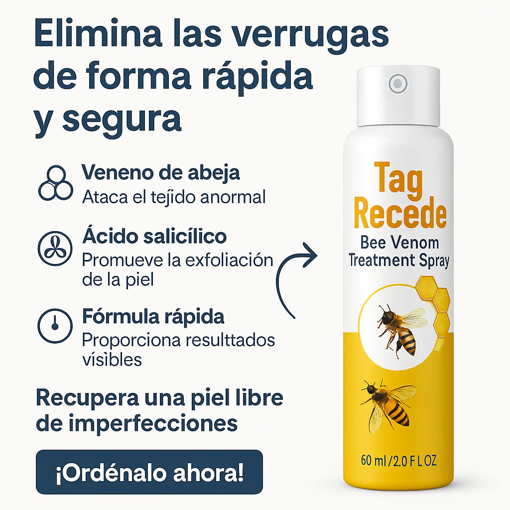 Tag Recede - Spray Eliminador de verrugas