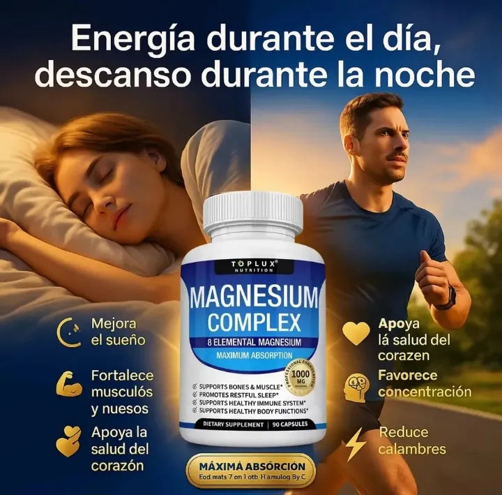 Magnesio Complex Magnesium X1 Tarro De 90 Capsulas Natural