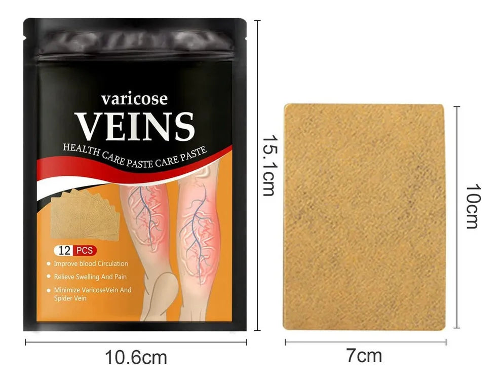 PACK DE PARCHES PARA VENAS VARICES X12