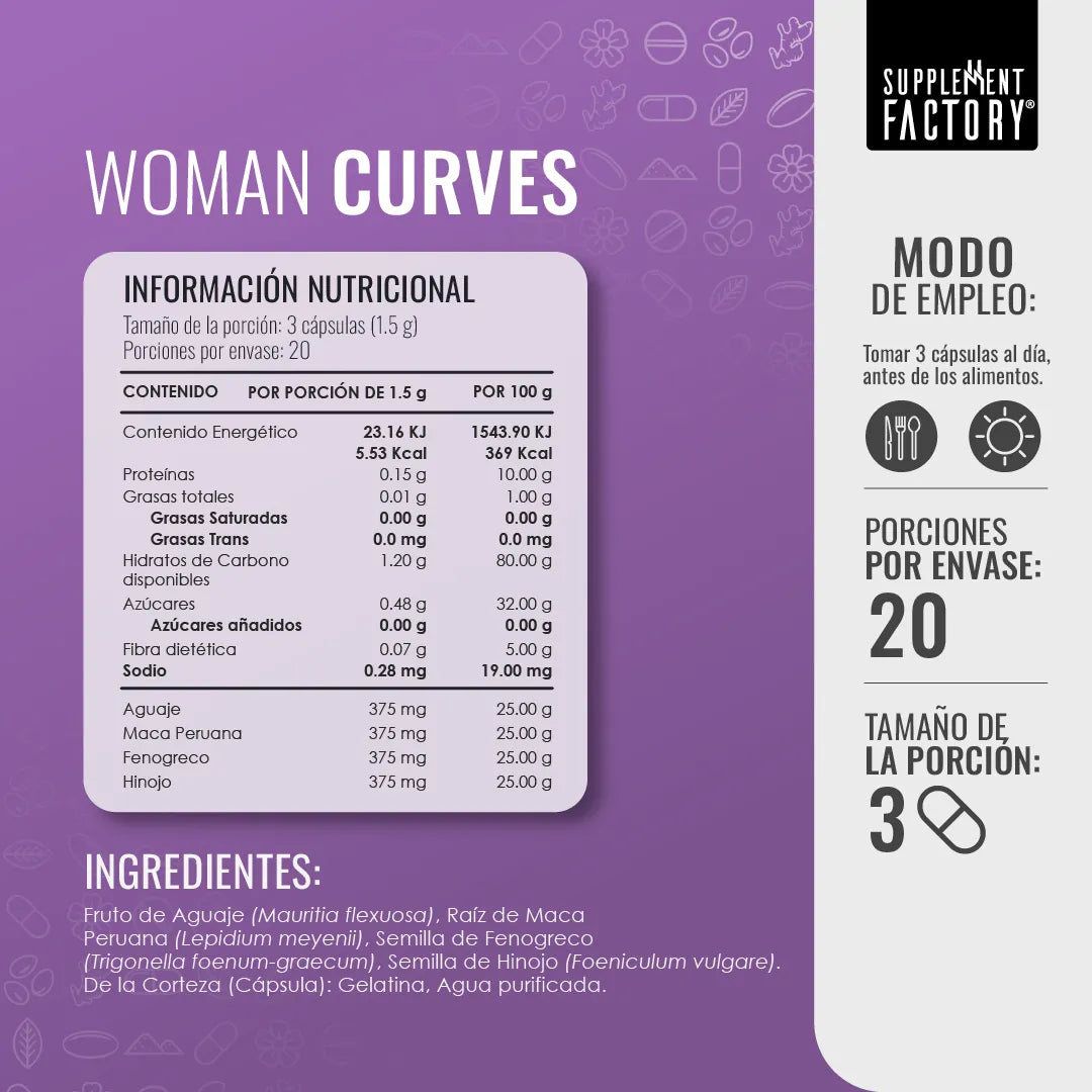 Supplement Factory Woman Curves