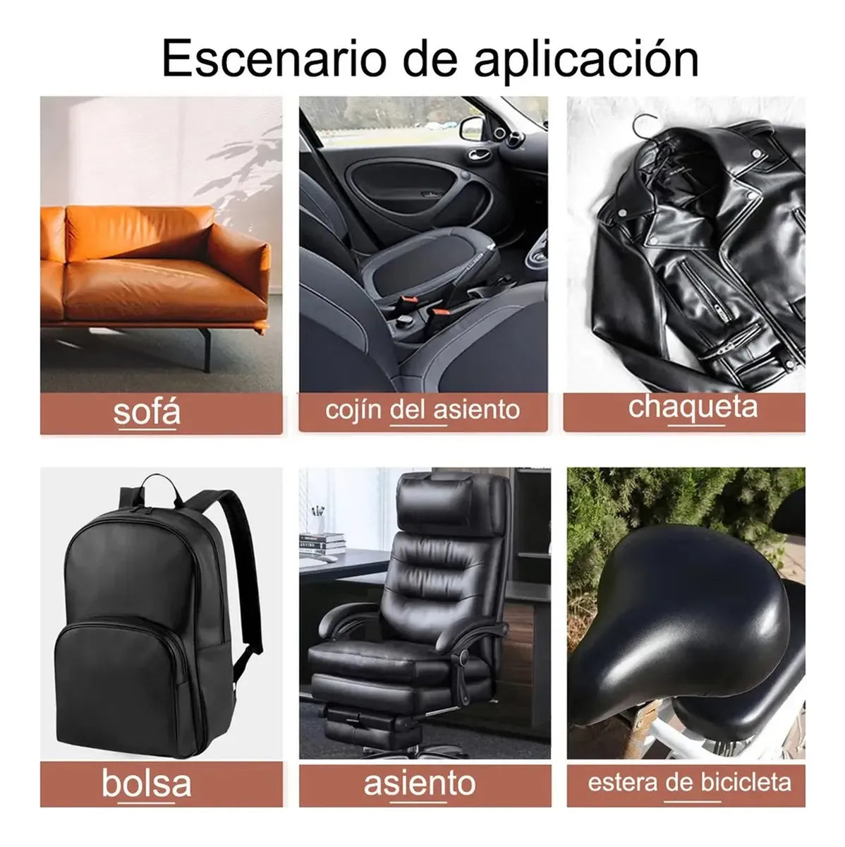 Parche Autoadhesivo De Cuero