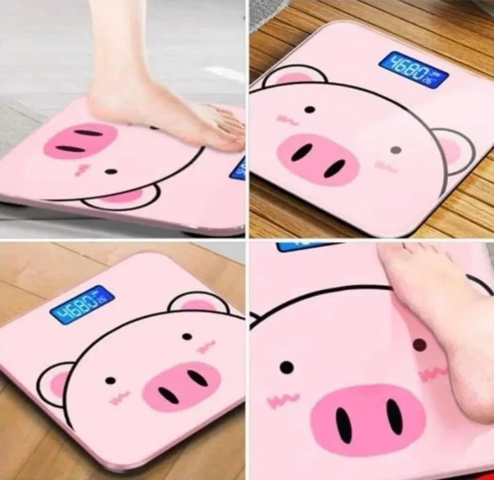 Báscula electrónica de casa diseño cerdito 🐷
