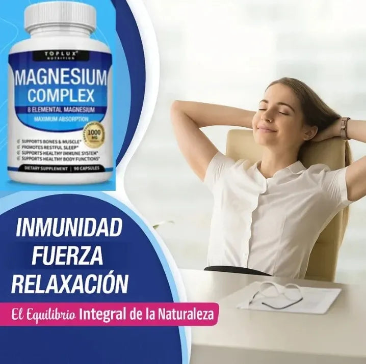 Magnesio Complex Magnesium X1 Tarro De 90 Capsulas Natural