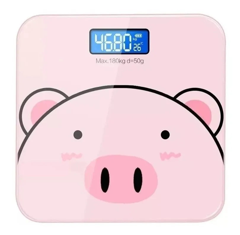 Báscula electrónica de casa diseño cerdito 🐷