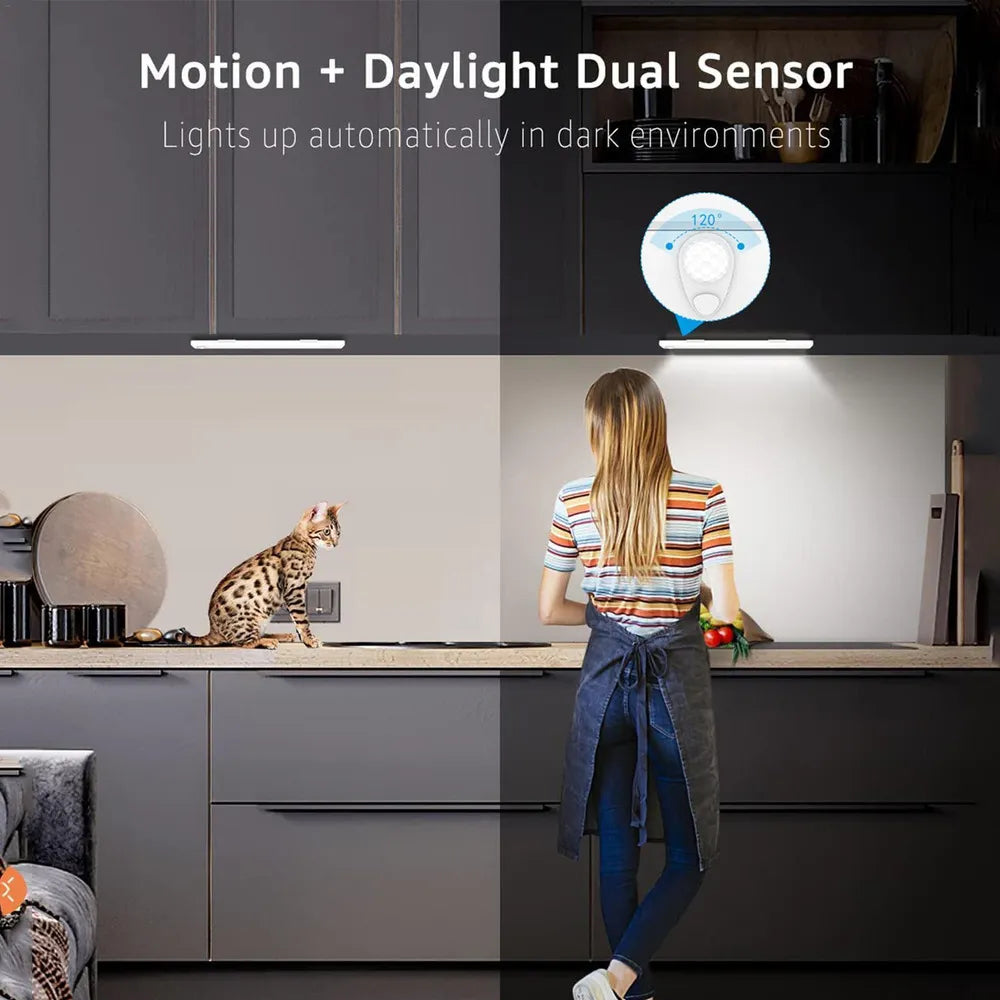 LUZ LED DE ALTA DURACIÓN CON SENSOR DE MOVIMIENTO ⭐⭐⭐⭐⭐