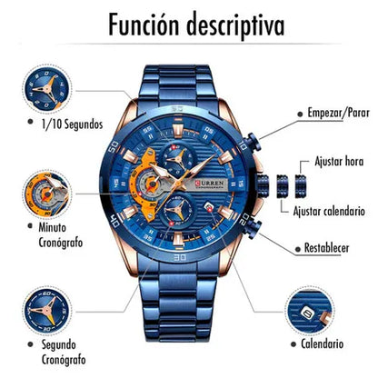 Reloj Curren Ref. 8402 100% Original.