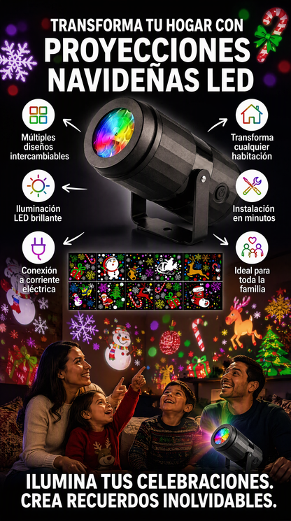 Beneficios del Proyector Navideño LED