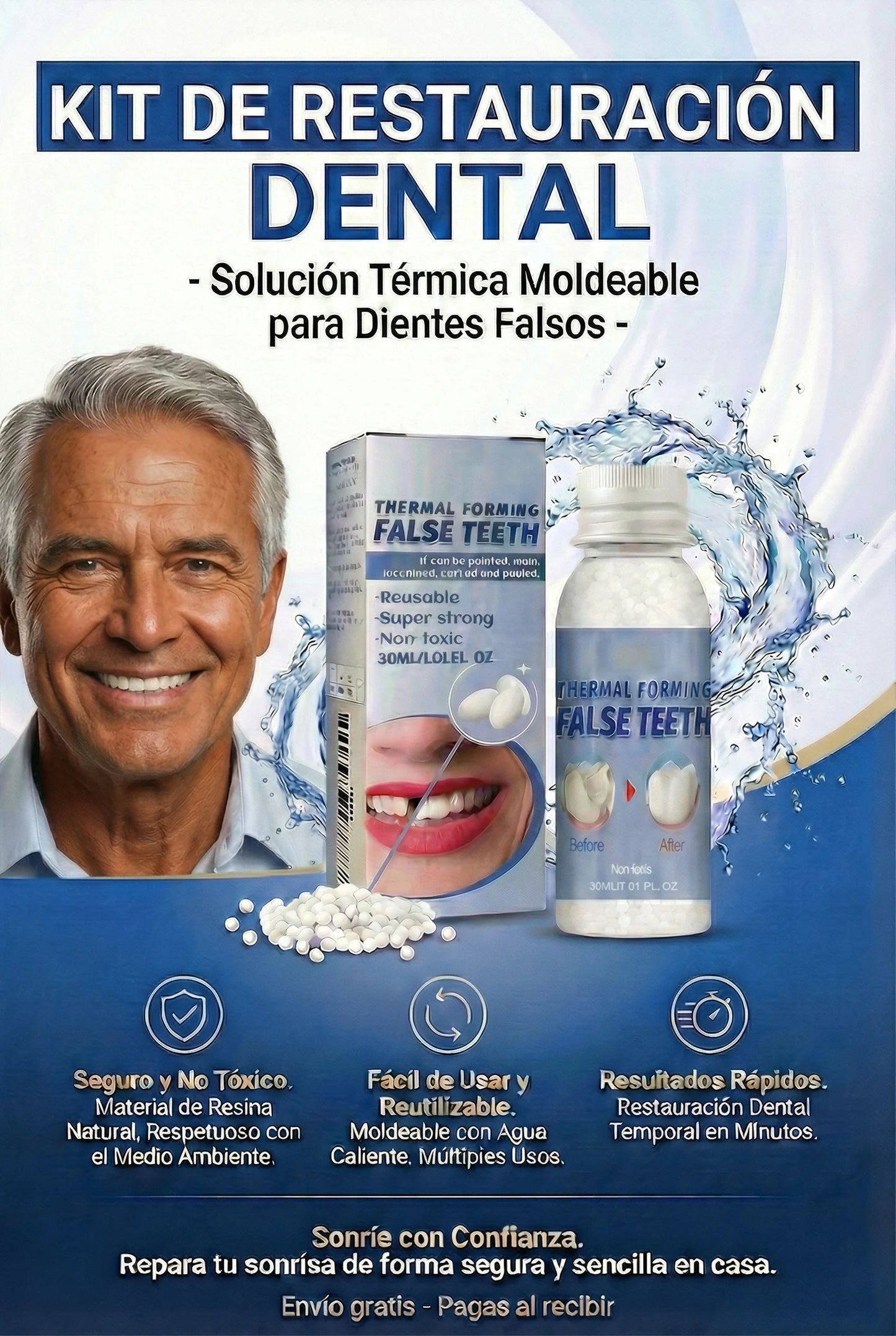 MASILLA PARA REPARACIÓN DENTAL PROFESIONAL⭐⭐⭐⭐⭐