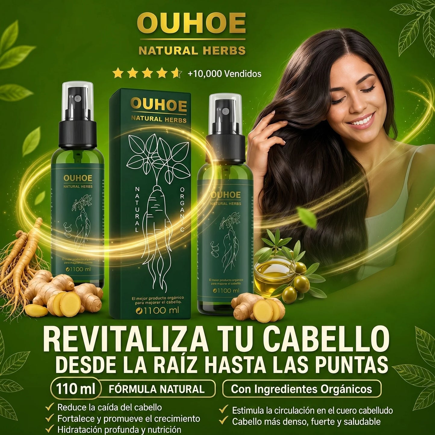 Ouhoe Tonico Capilar para la caída del cabello