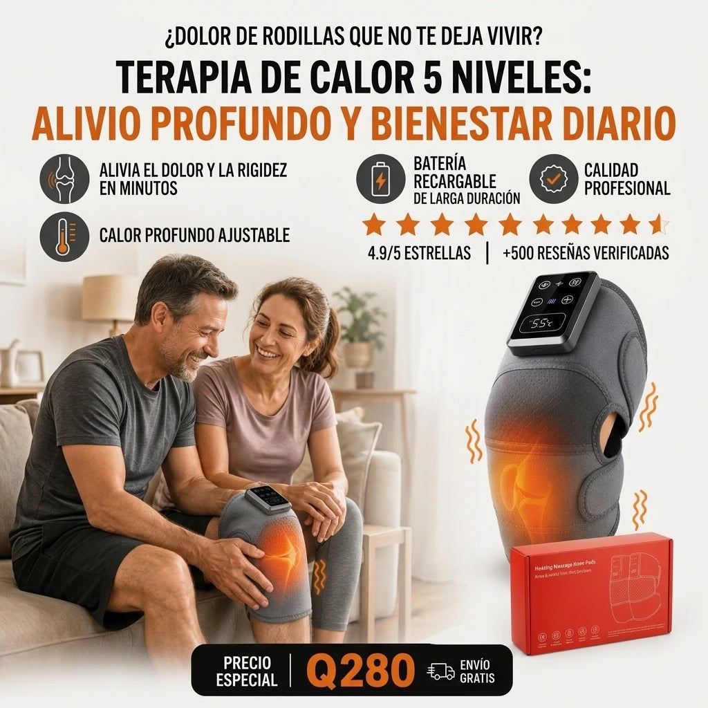 Masajeador De Rodilla Con Calor